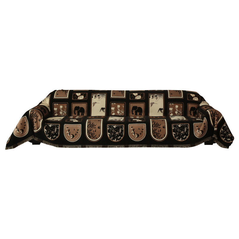 Full Coverage Retro Sofa Cover Anti-Scratch Couch Protector