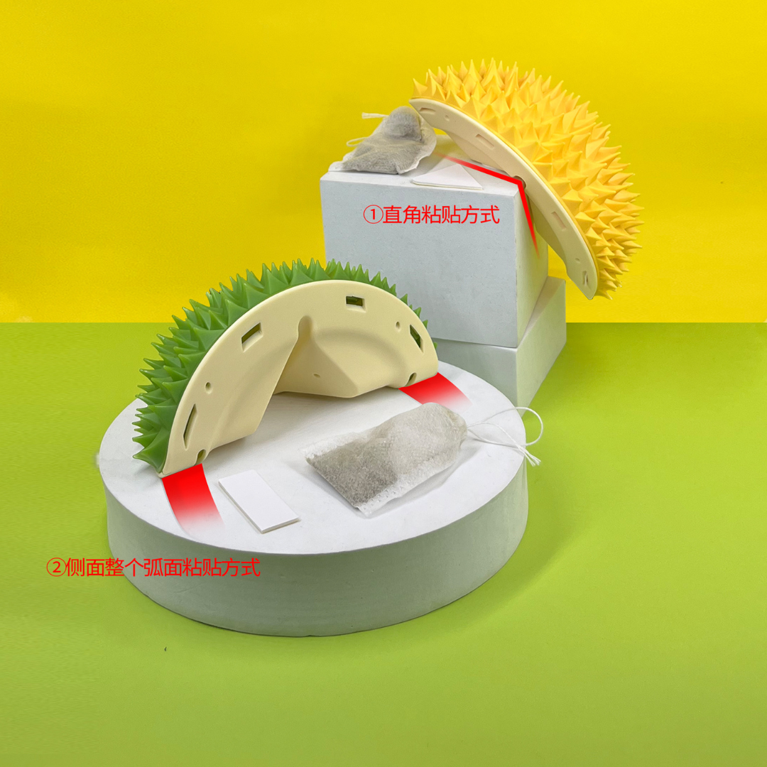 Brosse d'auto-toilettage pour chat Durian avec herbe à chat
