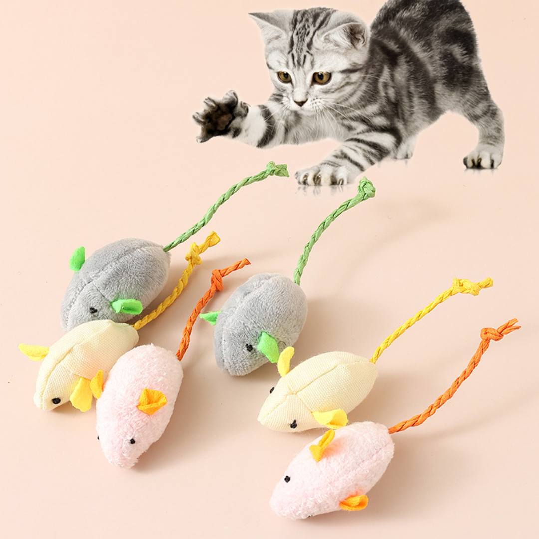 Plüsch Katzenspielzeug Maus