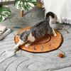 Giocattolo di carta spiegazzata con tappetino per gatti bohémien acchiappasogni