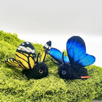Interactive Flutter Butterfly Cat Toy Automatic Realistic Insect Teaser