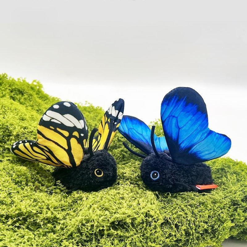 Interactive Flutter Butterfly Cat Toy Automatic Realistic Insect Teaser