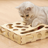 Jouets de boule de chat de boîte de labyrinthe en bois