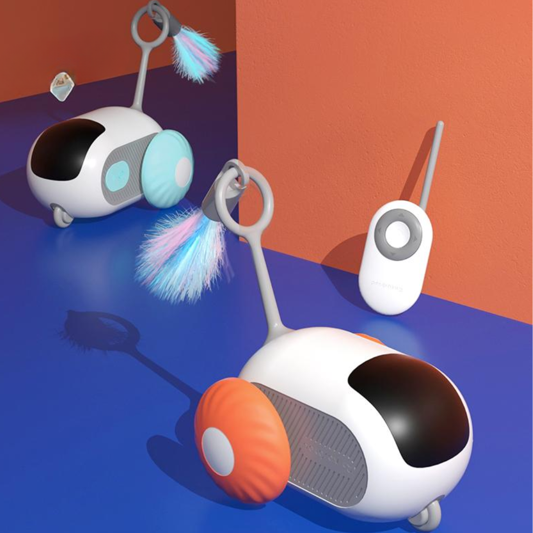 Electric Automatic Racing Car Toys For Cats – Pawpycup