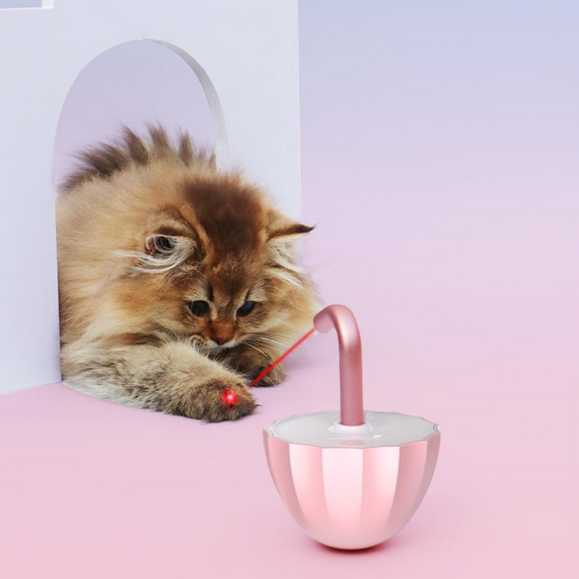 Interactive Tumbler Laser Light Toys Pawpycup