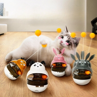 Cat Tumbler Ball Toys Treat Dispenser