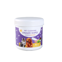 Pet Cat Grooming Cleaning Finger Wipes