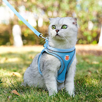 Mesh Reflective Cat Harness Leash