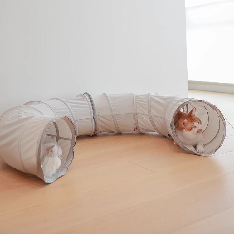 Túneles para gatos Juguetes para gatos para cuevas de gatos de interior