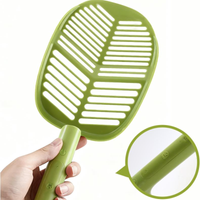 Leaf-Shaped Spray Cat Litter Scoop