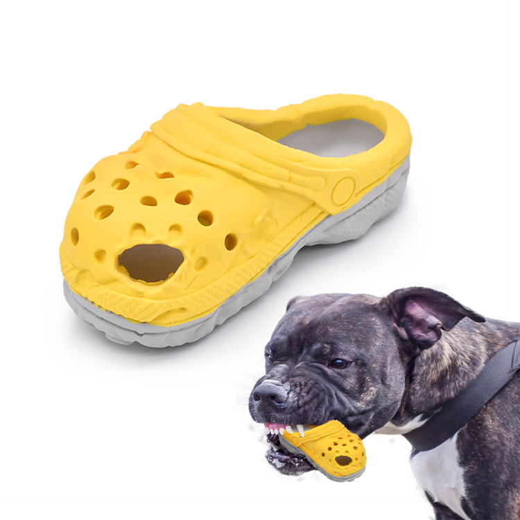 Juguetes para masticar zapatillas de goma para perros