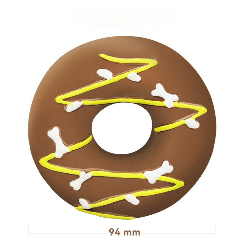 Indestructible Donut Dog Chew Toy