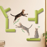 Stick-On Cat Climbing Tree DIY Wall Cat Playground