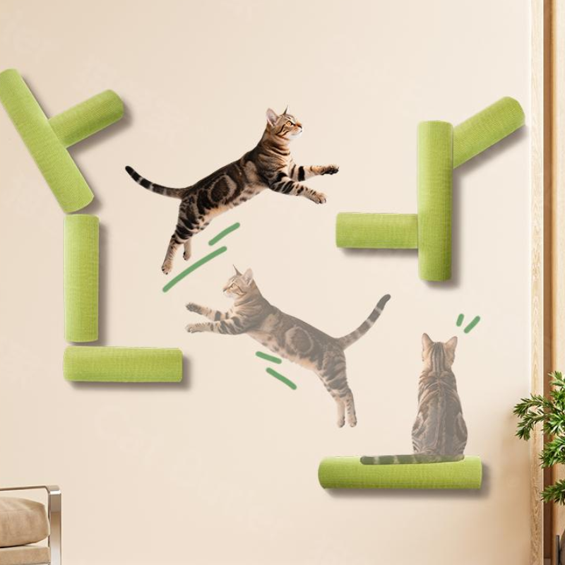 Stick-On Cat Climbing Tree DIY Wall Cat Playground
