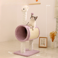 Cat Scratching Post With Cozy Hideout