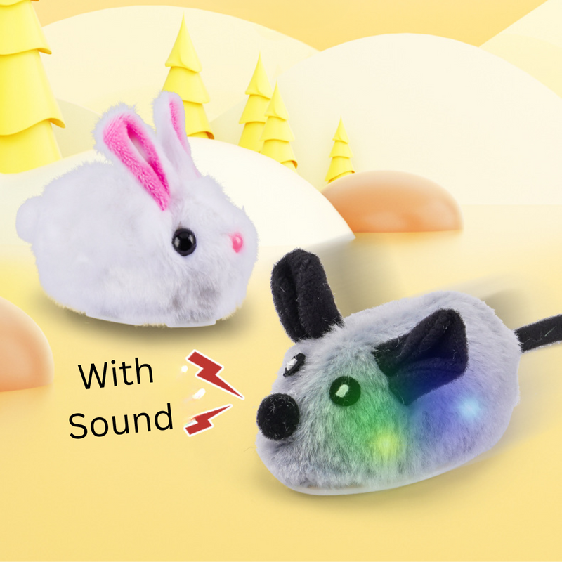 Interactive Electric Pet Mouse Rolling Cat Toys