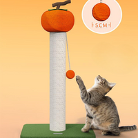 Persimmon-Themed Interactive Cat Scratching Post Toys