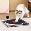 Record Player Cat Scratching Board