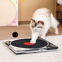 Record Player Cat Scratching Board