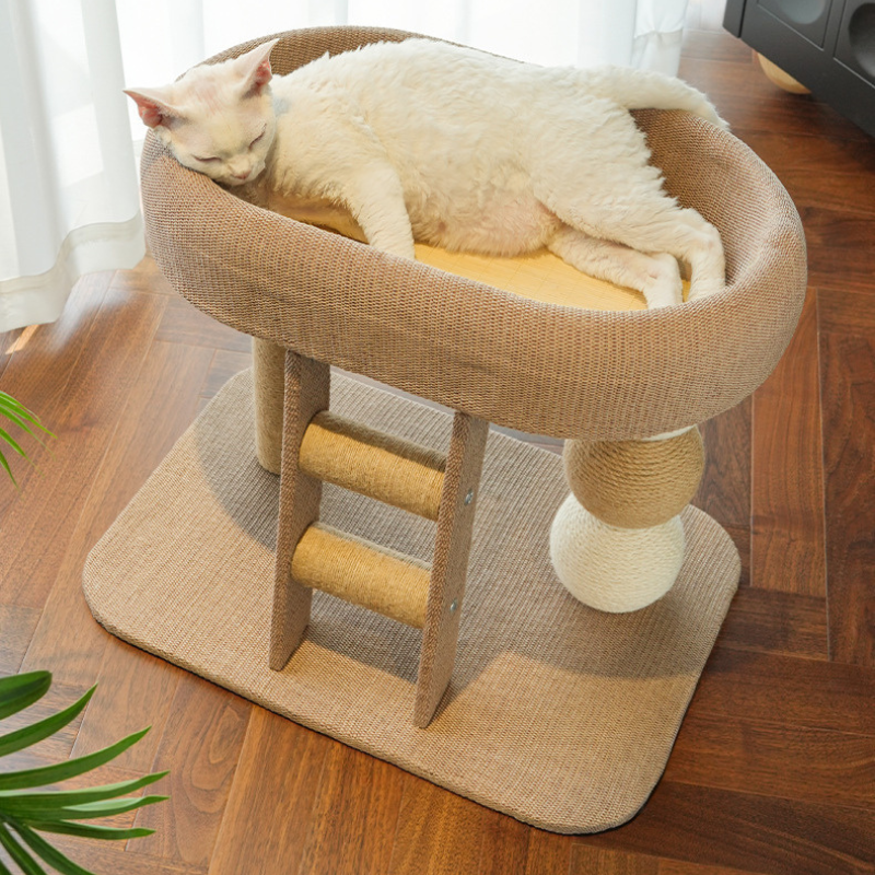 Cat Tree Scratching Post Bed