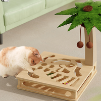 Cat Maze Box Bell Ball Cat Scratching Posts