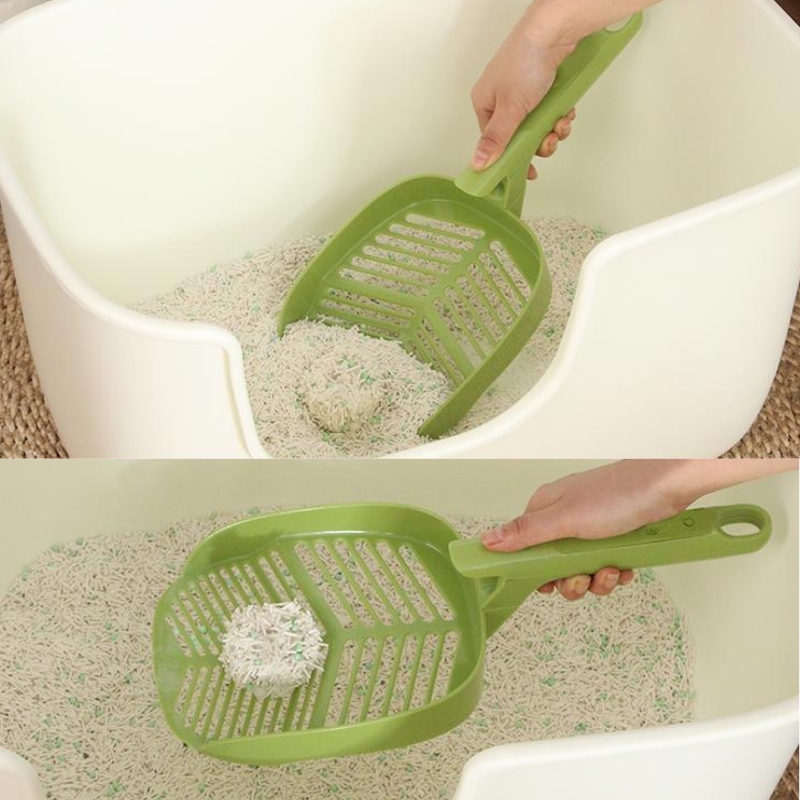 Leaf-Shaped Spray Cat Litter Scoop