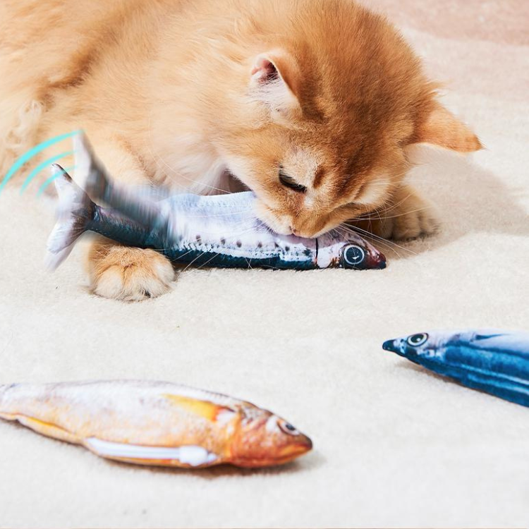 Cat Toy Realistic Fish-Shaped Plush Toy