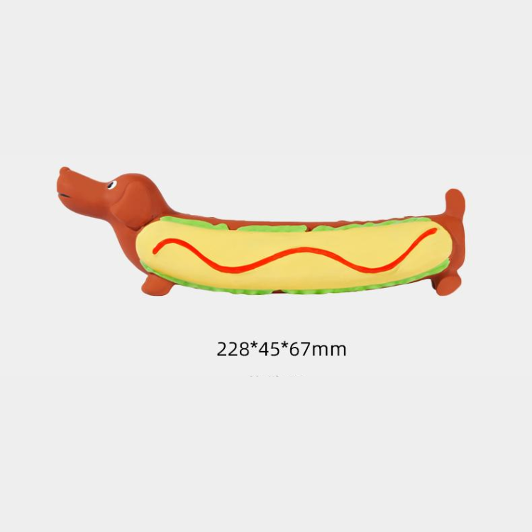 Dog Toys Dachshund Latex Full Body Squeaker Toys