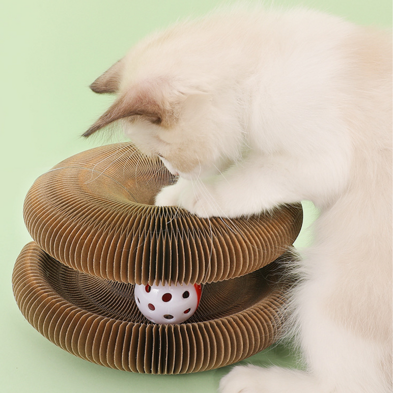 Cat Scratcher Toy with Bell