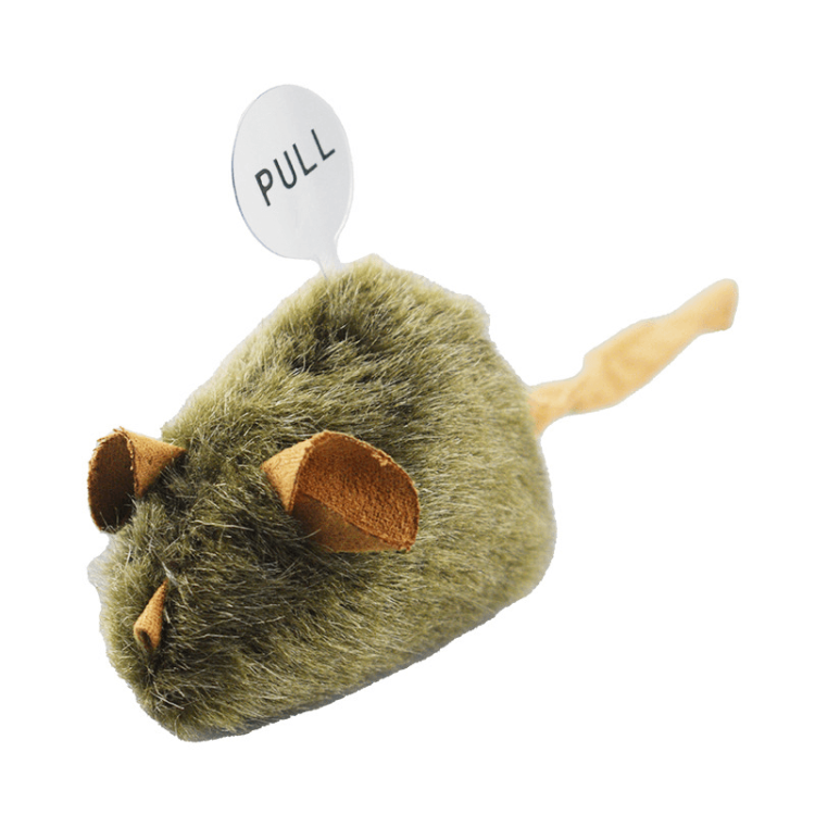 Smart Sensor Cat Toy Interactive Plush Mouse with Sound