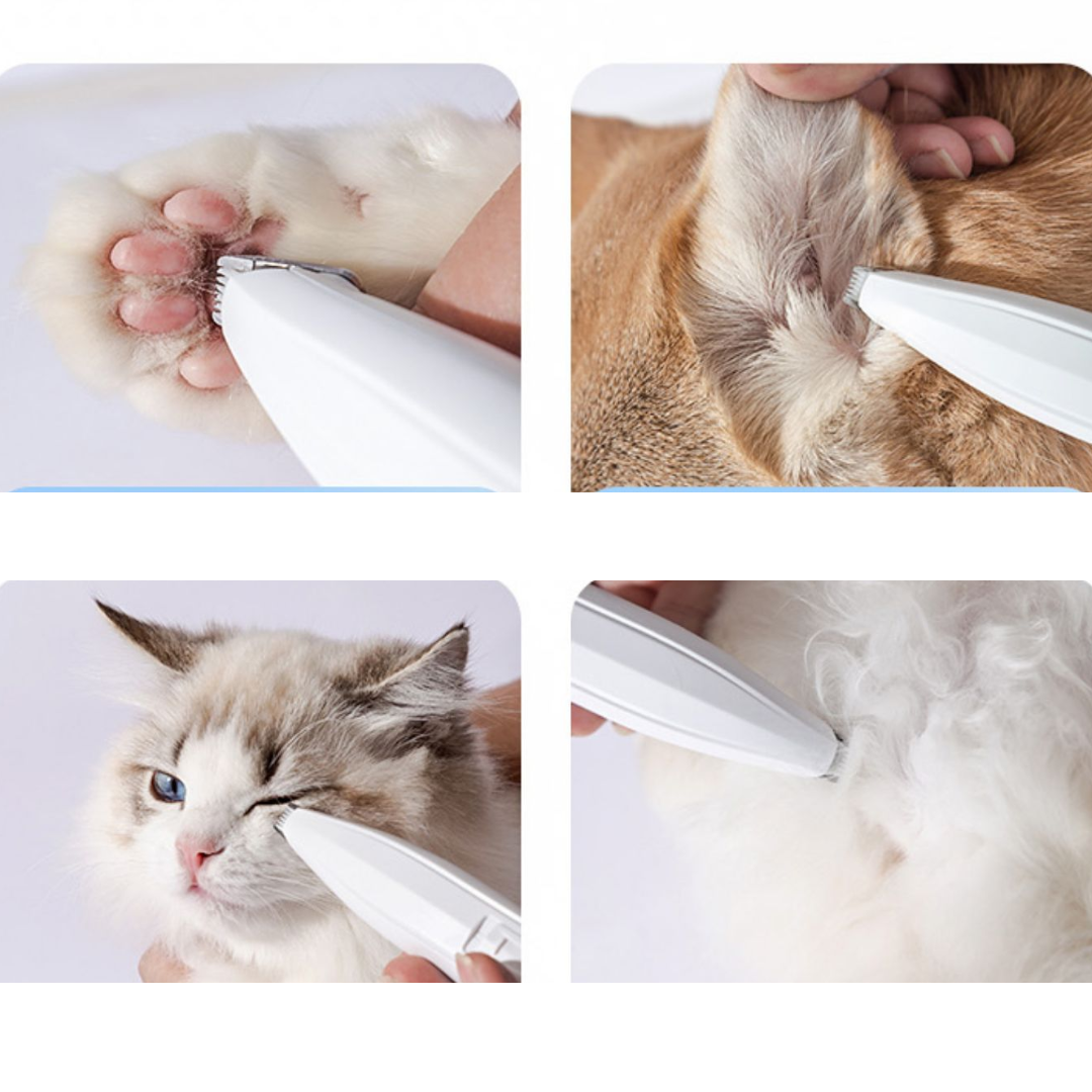 Pet Hair Fur Trimmer Grooming Clipper With Light
