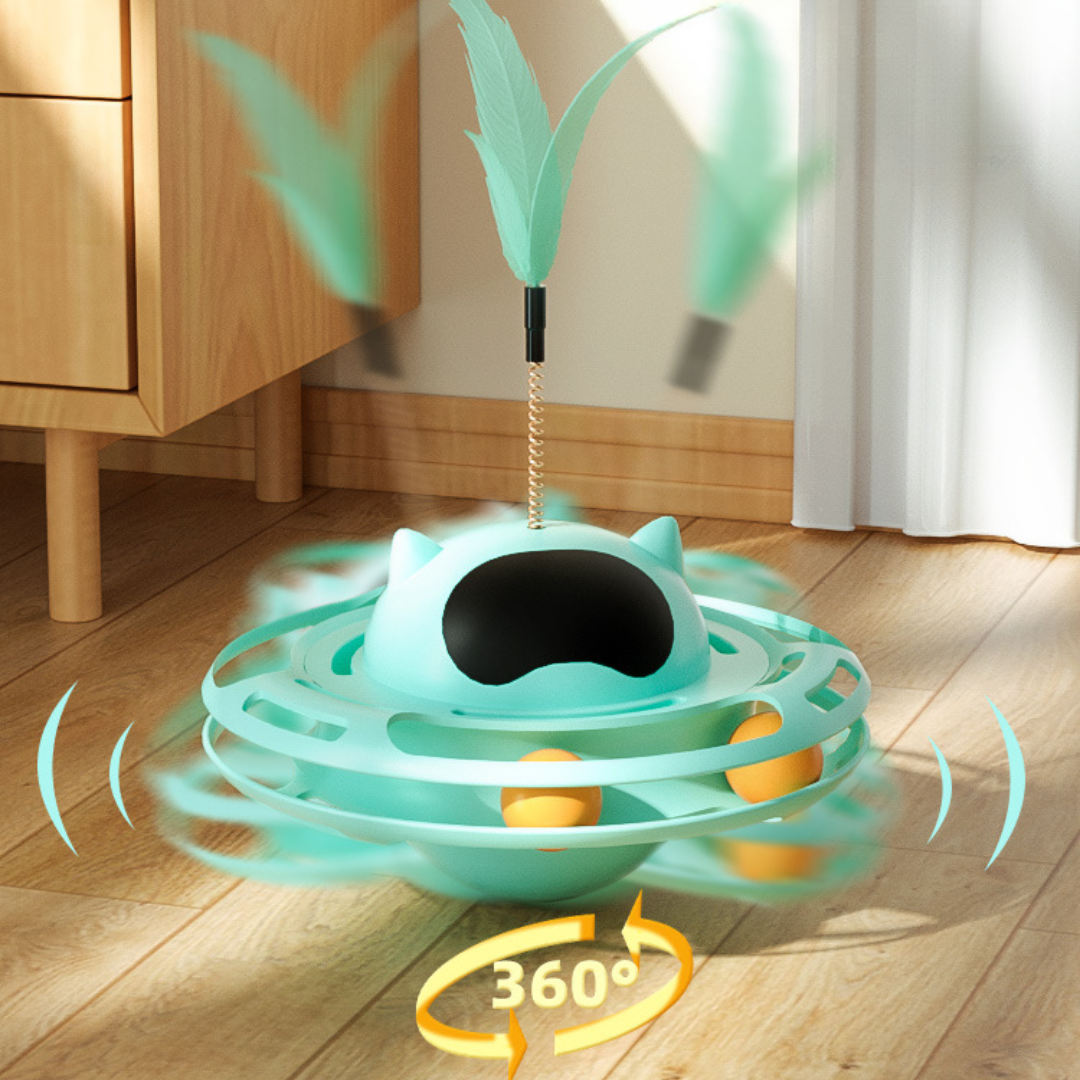 Cat Feather Tumbler Ball Tracks Interactive Cat Toys Wholesale