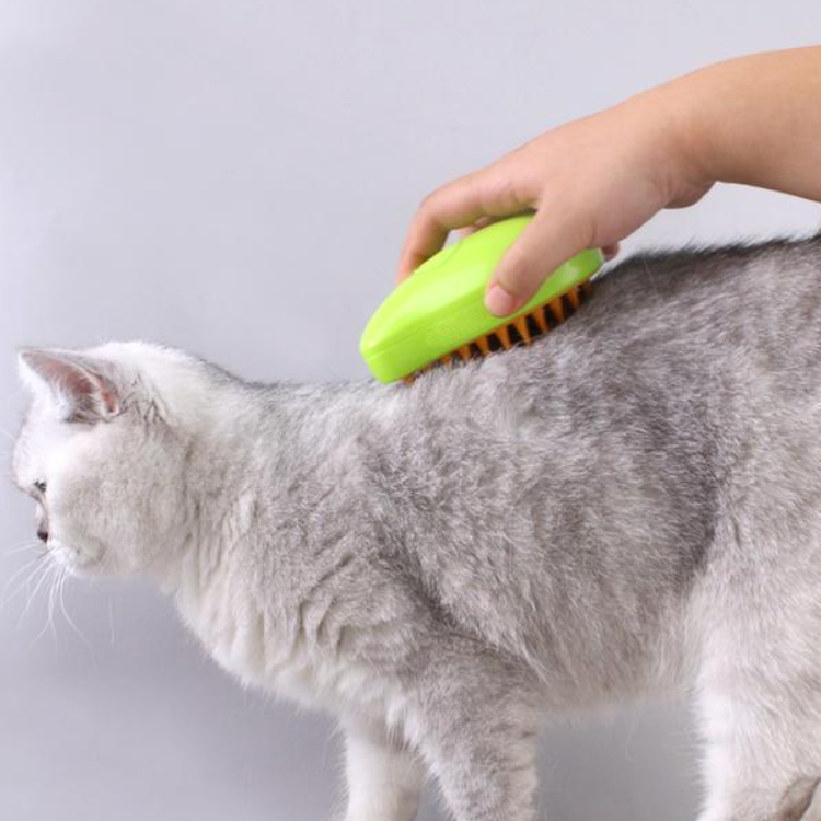 Pente de massagem com escova de limpeza em spray de atomização para gatos