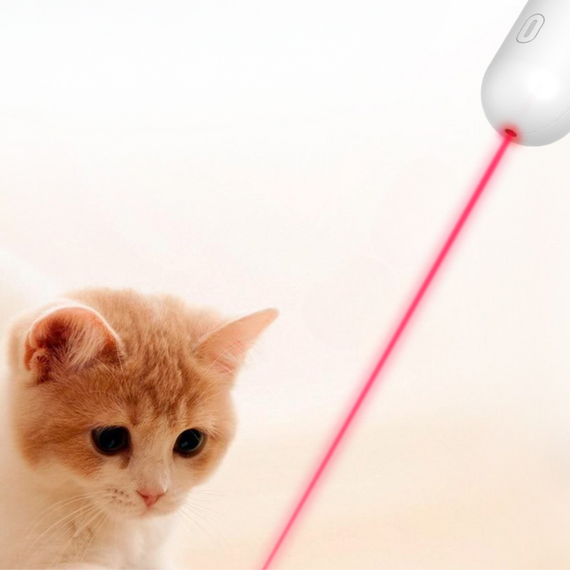 Jouets de baguette teaser pour chat avec lumières laser