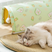 Double-opening Cat Tunnel Scratcher Bed