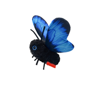 Interactive Flutter Butterfly Cat Toy Automatic Realistic Insect Teaser