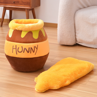 Autumn Winter Pet hHoney Jar Covered Cat Bed