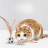 Cat Play Set With Lightweight Feather Balls