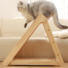 Cat Scratching Post Wood Climbing Frame Sisal Mat