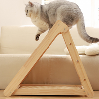 Cat Scratching Post Wood Climbing Frame Sisal Mat