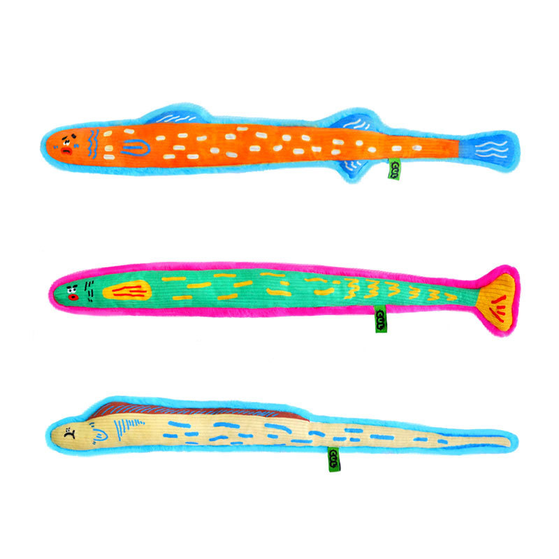 Crinkle Paper Long Fish Cat Toys