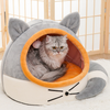 Cat Bed Winter Warm Enclosed Pet House Bed