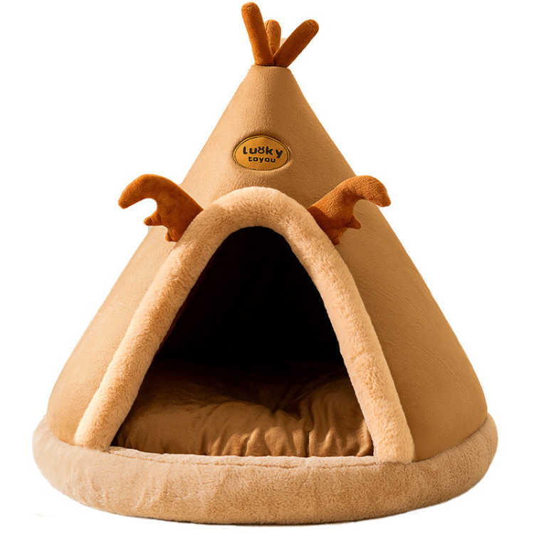 Cozy Warm Tent Cat Bed Winter Dog House