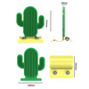 Kaktus-Katzenpflegebürste mit Katzenminze