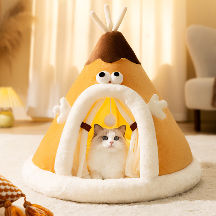 Cozy Tent Cat Bed Small Dog House