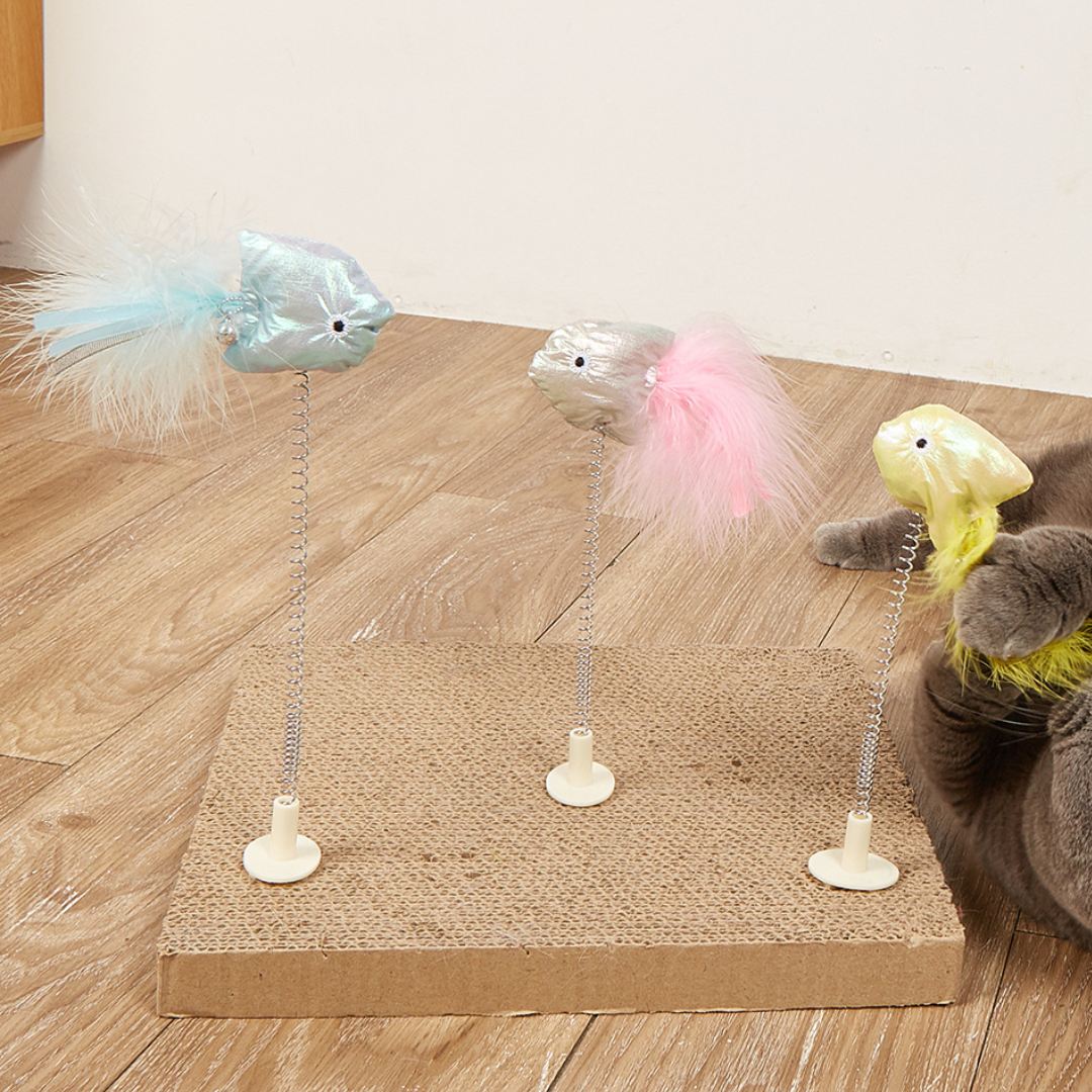 Accesorios de juguete para gatos para rascar cartones y rascadores para gatos