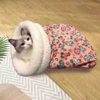 Cozy Winter Cat Cave Sleeping Bag