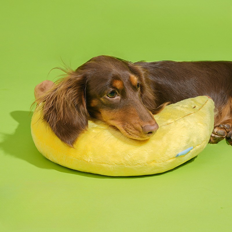 Plush Banana Pillow Toy Cats Dogs