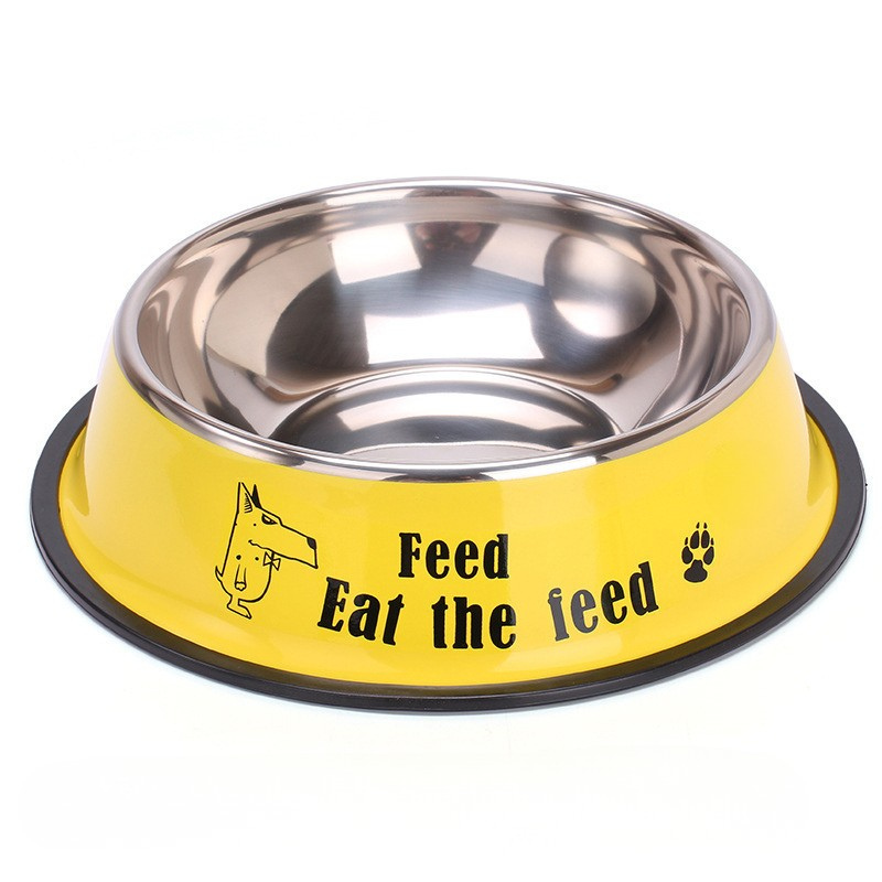Stainless Steel Non-Slip Pet Food Bowl For Cats And Dogs