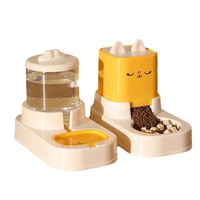 Cat Food Water Bowl Station